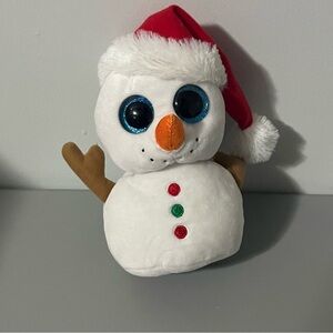 Ty Beanie Boos Scoop The Snowman Christmas Holiday 2016